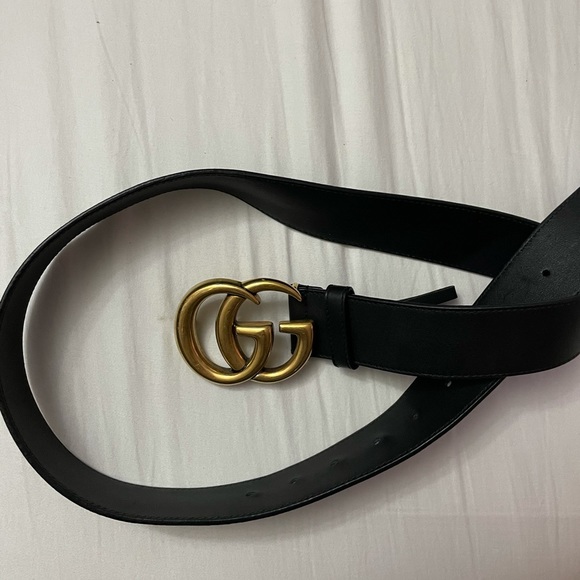2015 Re-Edition wide leather belt (AUTHENTIC)